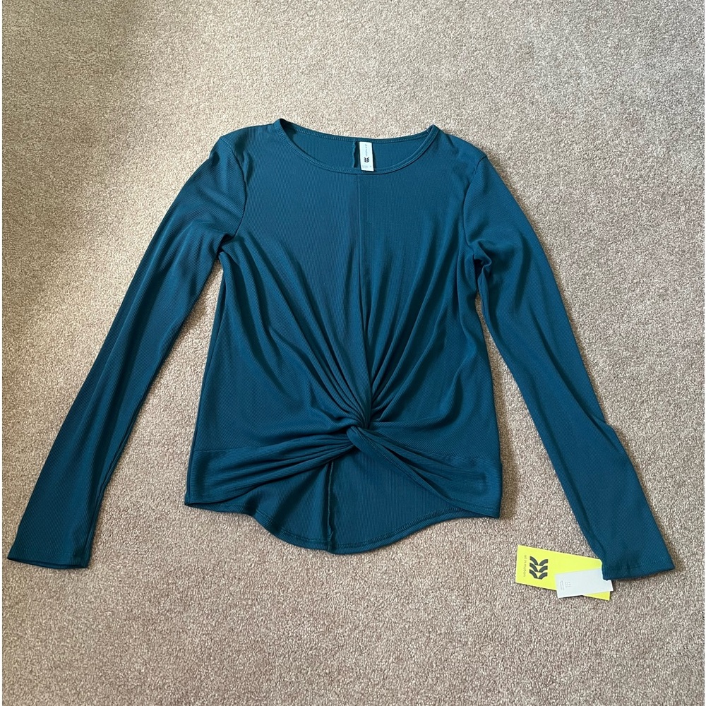 Tie Front Long Sleeve Tee